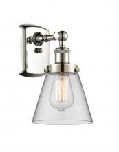 916-1W-PN-G62 - Cone - 1 Light - 6 inch - Polished Nickel - Sconce