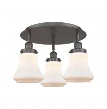  916-3C-OB-G191 - Bellmont - 3 Light - 18 inch - Oil Rubbed Bronze - Flush Mount