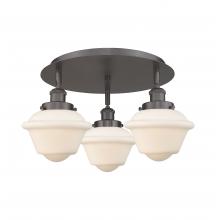  916-3C-OB-G531 - Oxford - 3 Light - 19 inch - Oil Rubbed Bronze - Flush Mount