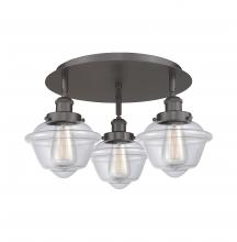  916-3C-OB-G532 - Oxford - 3 Light - 19 inch - Oil Rubbed Bronze - Flush Mount