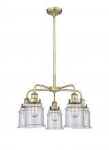  916-5CR-AB-G184 - Whitney - 5 Light - 25 inch - Antique Brass - Chandelier