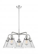  916-5CR-PC-G44 - Cone - 5 Light - 26 inch - Polished Chrome - Chandelier