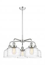  916-5CR-PC-G713 - Bell - 5 Light - 26 inch - Polished Chrome - Chandelier