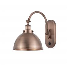  918-1W-AC-MFD-10-AC - Ballston Urban - 1 Light - 10 inch - Antique Copper - Sconce