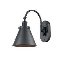  918-1W-BK-M13-BK - Appalachian - 1 Light - 8 inch - Matte Black - Sconce