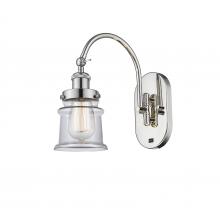  918-1W-PN-G182S - Canton - 1 Light - 7 inch - Polished Nickel - Sconce