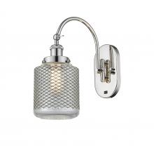  918-1W-PN-G262 - Stanton - 1 Light - 6 inch - Polished Nickel - Sconce