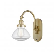  918-1W-SG-G324 - Olean - 1 Light - 7 inch - Satin Gold - Sconce