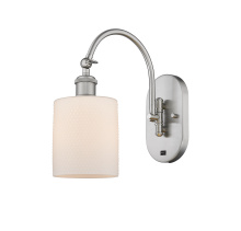 Innovations Lighting 918-1W-SN-G111 - Cobbleskill - 1 Light - 5 inch - Brushed Satin Nickel - Adjustable - Sconce