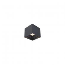  FM-W62205-40-BK - Kube Outdoor Flush Mount Light