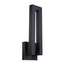  WS-W1718-BK - Forq Outdoor Wall Sconce Light