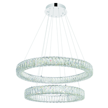  1044P32-601-R-2C-B - Madeline LED Chandelier With Chrome Finish