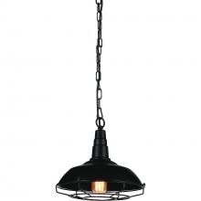  9611P11-1-101 - Morgan 1 Light Down Mini Pendant With Black Finish