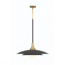  46785-046 - Welsh 1 Light 24" LED Pendant in Black