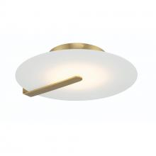  46844-033 - Nuvola 16.75" Flushmount in Gold and White