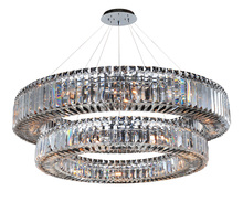  11774-010-FR001 - Rondelle 36 Inch 2 Tier Pendant