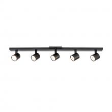  TR19035-BK-5CCT-UNV-010 - Arnold 5-Head Black LED Track Lights