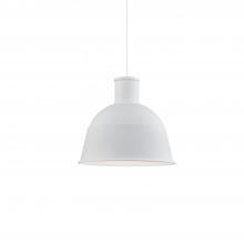  493522-WH - Irving 22-in White 1 Light Pendant