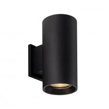  EW47512-BK-UNV - Lorna 12-in Textured Black LED Exterior Wall