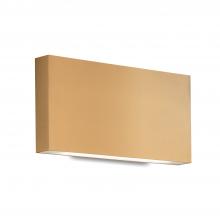  AT6610-BG - Mica 10-in Brushed Gold LED Wall Sconce