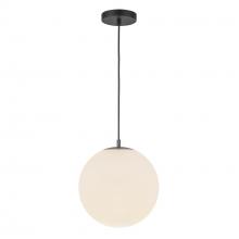 Kuzco Lighting Inc PD43612-BK/OP-5CCT-UNV - Marco 12-in,196-in Black/Opal Glass LED Pendant