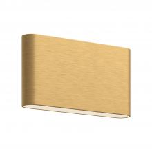  AT68010-BG - Slate 10-in Brushed Gold LED Wall Sconce