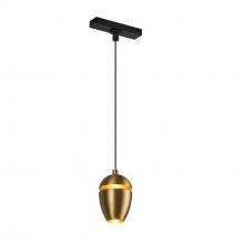 Kuzco Lighting Inc TRP89703-BG-4K - Eloa 3-in Brushed Gold 4000K Trilo Track Pendant