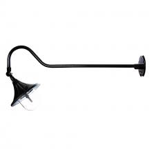  119B50044 - Plaza Solar Rlm Light With Adjustable Gooseneck Arm