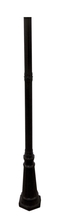  97SP0 - 6.5-Foot Imperial Black Decorative Post with 3-Inch Fitter