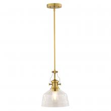  P0429 - Beloit 9-in. W Mini Pendant Brushed Gold