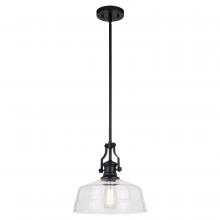  P0380 - Beloit 12-in. Pendant Matte Black