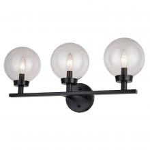  W0430 - Lander 3 Light Vanity Matte Black