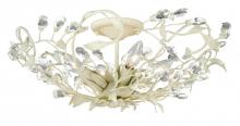  C0024 - Jardin 19-in Semi Flush Ceiling Light French Cream