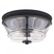  C0232 - Toledo 13 in. W Flush Mount Matte Black