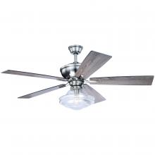  F0067 - Huntley 52-in LED Ceiling Fan  Satin Nickel