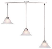  PD5027BN - Da Vinci 3L Linear Mini Pendant Brushed Nickel