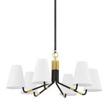  6632-AGB/DB - 6 LIGHT CHANDELIER