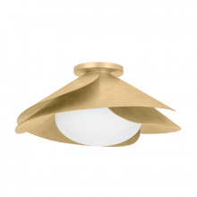  7222-VGL - 1 LIGHT FLUSH MOUNT