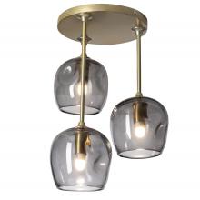 Hubbardton Forge 121373-SKT-82-YL0709 - Ume 3-Light Semi-Flush