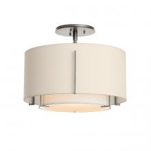  126501-SKT-85-SF1099-SA1590 - Exos Small Double Shade Semi-Flush