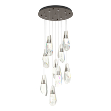 Hubbardton Forge 131101-SKT-STND-05-CR - Luma 9-Light Large Crystal Pendant