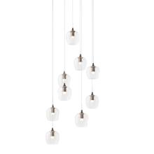  131103-SKT-LONG-05-ZM0709 - Ume 9-Light Pendant