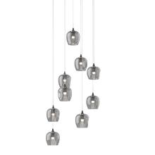  131103-SKT-LONG-10-YL0709 - Ume 9-Light Pendant