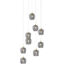  131103-SKT-LONG-86-YL0709 - Ume 9-Light Pendant