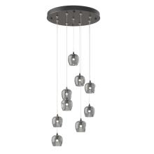  131103-SKT-STND-14-YL0709 - Ume 9-Light Pendant