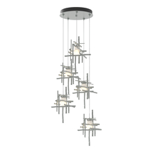  131128-SKT-STND-82-YC0305 - Tura 5-Light Frosted Glass Pendant