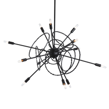  131604-SKT-MULT-10 - Olympus 12-Light Starburst Pendant