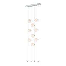  139057-LED-STND-82-GG0668 - Abacus 9-Light Ceiling-to-Floor LED Pendant