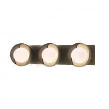  201378-SKT-84-14-GG0711 - Brooklyn 3-Light Straight Double Shade Bath Sconce