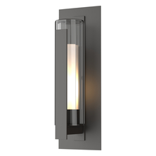  307283-SKT-14-ZU0662 - Vertical Bar Fluted Glass Large Outdoor Sconce